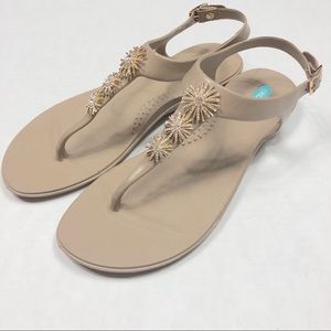 OKA. B t-strap thong jelly sandals S-151